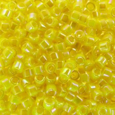 DB0160 Yellow AB, Size 11/0 Miyuki Delica Beads, 5.2g approx.