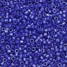 DB0216 Cobalt Blue AB, Size 11/0 Miyuki Delica Beads, 5.2g approx.