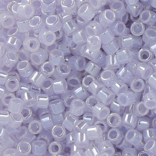 DB0241 Crystal Lavender Ceylon Lined Dyed Size 11/0 Miyuki Delica Beads, 5.2g ap...