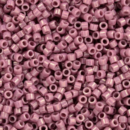 DB0265 Opaque Lilac Glazed Luster Miyuki 11/0 Delica Beads, 50 Grams