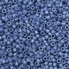 DB0266 Opaque Denim Blue Luster Miyuki 11/0 Delica Beads, 5.2g approx.