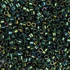 DB0027 Teal Metallic Luster, Size 11/0 Miyuki Delica Beads, 5.2g approx.