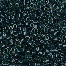 DB0275 Green Teal Lined-Dyed, Size 11/0 Miyuki Delica Beads, 5.2g approx.