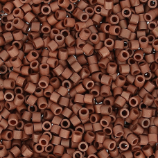 DB0340 Copper Plated Matte, Size 11/0 Miyuki Delica Beads, 5.2g approx. 