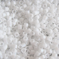 DB0351 White Matte, Size 11/0 Miyuki Delica Beads, 5.2g approx.