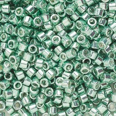 DB0414 Green Galvanized, Size 11/0 Miyuki Delica Beads, 5.2g approx.