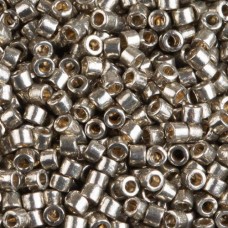 DB0436 Pewter Opaque Galvanized-Dyed, Size 11/0 Miyuki Delica Beads, 5.2g approx...
