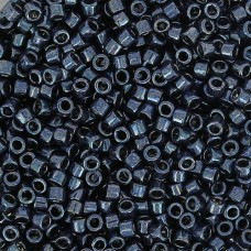 DB0453 Dark Gunmetal Opaque Nickel Plated Dyed, Size 11/0 Miyuki Delica Beads, 5...