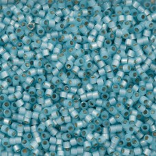 DB0628 Aqua Alabaster/Opal Silver Lined-Dyed, Size 11/0 Miyuki Delica Beads, 5.2...