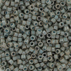 DB0652 Grey Opaque Dyed, Size 11/0 Miyuki Delica Beads, 5.2g approx.