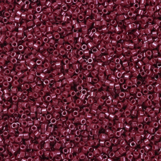 DB0654 Cranberry Red Dyed, Size 11/0 Miyuki Delica Beads, 5.2g approx.