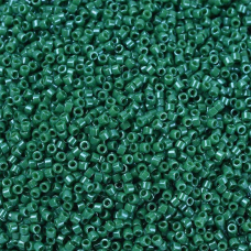 DB0656 Green Jade Opaque Dyed, Size 11/0 Miyuki Delica Beads, 5.2g approx.