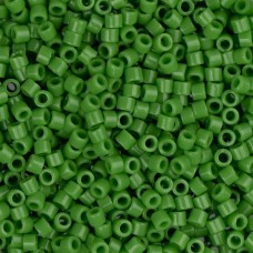 DB0724 Green Pea Opaque, Size 11/0 Miyuki Delica Beads, 5.2g approx.