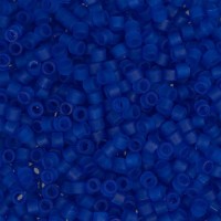 DB0748 Transparent Matte Cobalt Blue , Size 11/0 Miyuki Delica Beads, 5.2g approx.