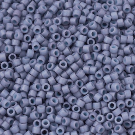 DB0799 Lavender Opaque Matte Dyed, Size 11/0 Miyuki Delica Beads, 5.2 g approx.