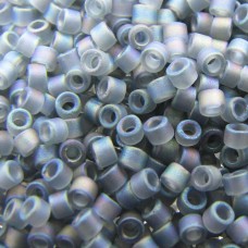 DB0863 Grey AB Matte, Size 11/0 Miyuki Delica Beads, 5.2 g approx.