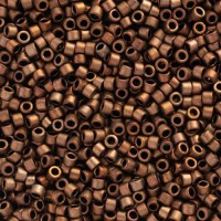 DB1051 Bronze AB Matte Metallic Gold Luster, Size 11/0 Miyuki Delica Beads, 5.2g approx.