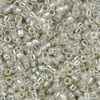 DB1231 Transparent Grey Mist Luster, Size 11/0 Miyuki Delica Beads, 5.2g approx.