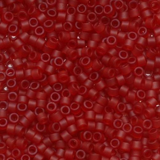 DB1262 Matte Dark Cranberry, Size 11/0 Miyuki Delica Beads, 50g approx.