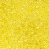 DB1401 Transparent Pale Yellow, Size 11/0 Miyuki Delica Beads, 5.2g approx. *Being discontinued by Factory*