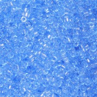 DB1405 Transparent Pale Sky Blue, Size 11/0 Miyuki Delica Beads, 50 Grams *Being discontinued by Factory*