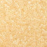 DB1409 Transparent Pale Beige, Size 11/0 Miyuki Delica Beads, 50 Grams *Being discontinued by Factory*