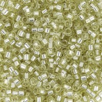 DB1432 Pale Yellow Silver Lined, Size 11/0 Miyuki Delica Beads, 5.2g approx. *Being discontinued by Factory*