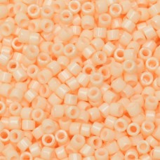 DB1492 Light Peach Opaque, Size 11/0 Miyuki Delica Beads, 5.2g approx.
