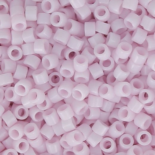 DBS1494  Opaque Pale Rose, Colour 1494 15/0 Miyuki Delica Beads, 5.2g approx.