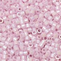 DB1504 Opal Pale Rose AB, Size 11/0 Miyuki Delica Beads, 5.2g approx. *Being discontinued by Factory*