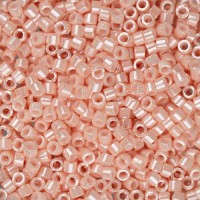 DBL1533 Light Salmon Opaque size 8/0 Miyuki Delica Beads, Colour 1533, 5.2g approx.