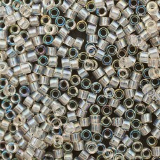 DB1674 Pearl Lined Light Transparent Pink AB, Size 11/0 Miyuki Delica Beads, 5.2...