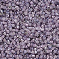 DB1789 White Lined Amethyst AB, Size 11/0 Miyuki Delica Beads, 5.2g approx.