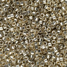 DB1831 Duracoat Galvanized Silver, Size 11/0 Miyuki Delica Beads, 5.2g approx.