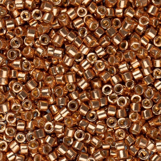 DB1836 Duracoat Galvanized Muscat, Size 11/0 Miyuki Delica Beads, 5.2g approx.