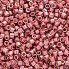 DB1839 Duracoat Galvanized Dark Coral, Size 11/0 Miyuki Delica Beads, 5.2g appro...