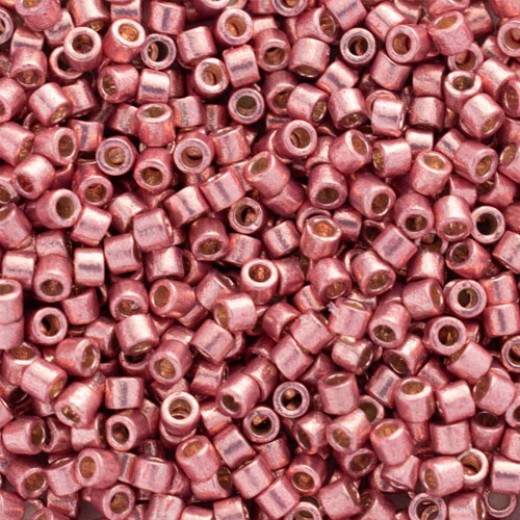 DBM1839 Duracoat Galvanised Dark Coral  Miyuki Delica Beads Size 10/0 - Colour Code 1839 - 50g