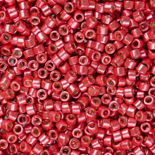 DBM1841 Duracoat Galvanized Light Cranberry, Size 10/0  Miyuki Delica Beads, Colour code 1841 - Approx. 5.2g