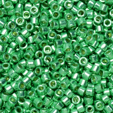 DB1844 Duracoat Galvanized Dark Mint Green, Size 11/0 Miyuki Delica Beads, 5.2g approx.