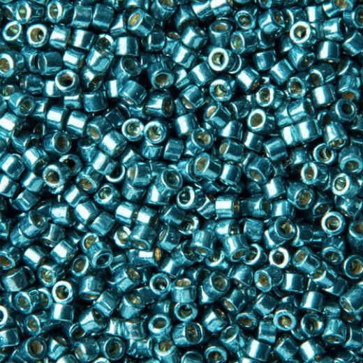 DB1847 Seafoam Galvanised Duracoat, Size 11/0 Miyuki  Delica Beads, 50 Gram Bag