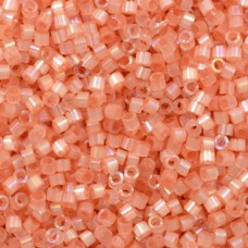 DB1863 Cinnamon Silk AB Inside Dyed, Size 11/0 Miyuki Delica Beads, 5.2g approx....
