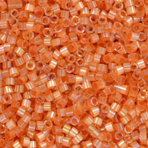DB1864 Topaz AB Silk Inside Dyed, Size 11/0 Miyuki Delica Beads, 5.2g approx.