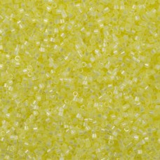 DB1873 Citron AB Silk Inside Dyed, Size 11/0 Miyuki Delica Beads, 5.2g approx. 
