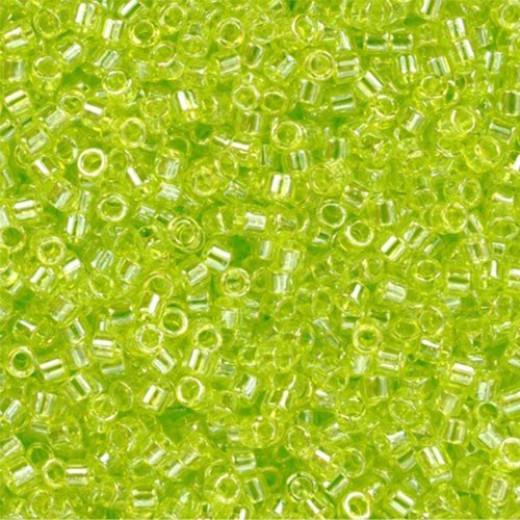 DB1888B Chartreuse Transparent Luster, Size 11/0 Miyuki Delica Beads, 50gm bag 