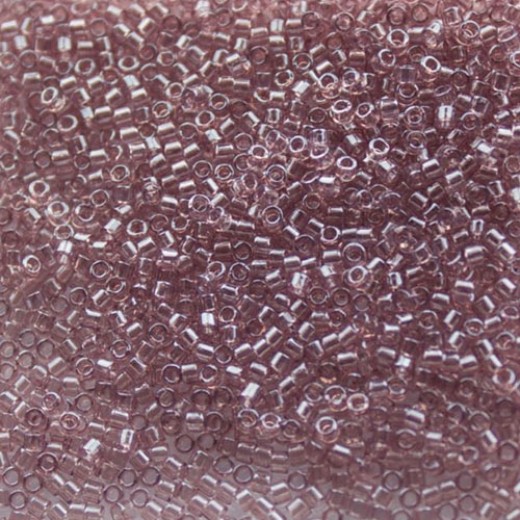DB1893B Smokey Amethyst Transparent Luster, Size 11/0 Miyuki Delica Beads, 50gm bag 
