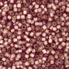 DB2183  Semi-Frosted Silver Lined Dyed Raisin 11/0 Duracoat Miyuki Delica Beads...