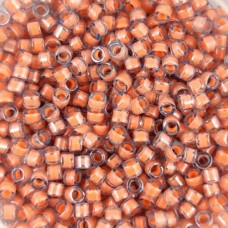 DB2042 Luminous Sea Coral, Size 11/0 Miyuki Delica Beads, 5.2g approx.