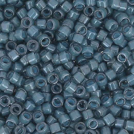 DB2054 Luminous Dusk Blue, Size 11/0 Miyuki Delica Beads, 5.2g approx.