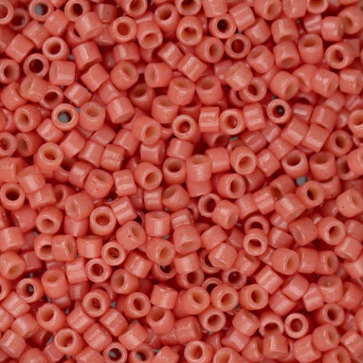 DB2114 Duracoat Opaque Dyed Rose Pink, Size 11/0 Miyuki Delica Beads, 5.2g approx.