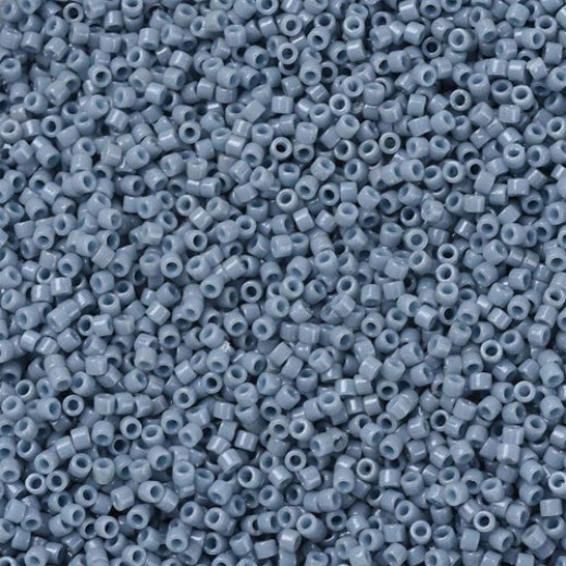 DB2129 Duracoat Opaque Dyed Light Sapphire, Size 11/0 Miyuki Delica Beads, 5.2g approx.